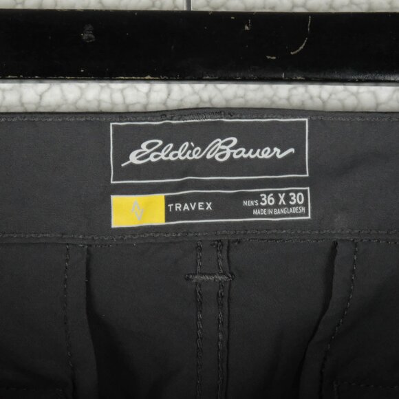 Eddie Bauer Travex Pants Mens 36X32 Gray Hiking Outdoor Lightweight Nylon - Picture 9 of 10
